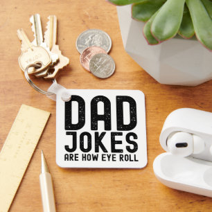 Pappaskämt är hur jag rullar med ögonen Cool fader Nyckelring