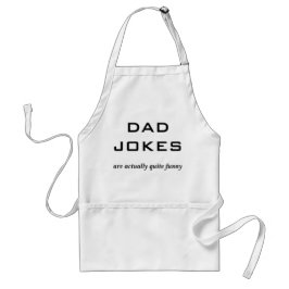 Pappaskämt är rolig humor kök matlagning förkläde