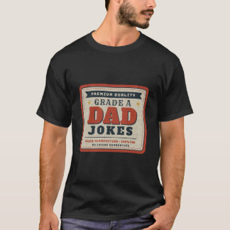 Pappaskämt av högsta klass Vintage-etikett Rolig p T Shirt