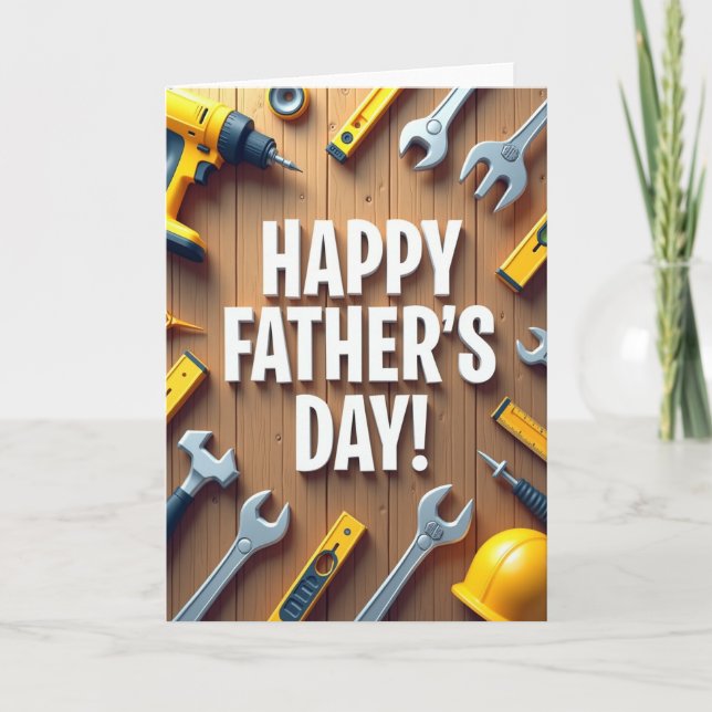 Pappaskämt Fars dag-kort Kort (Framsida)
