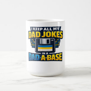 Pappaskämt i en Pappa-Base Rolig Pappamugg-gåva Kaffemugg