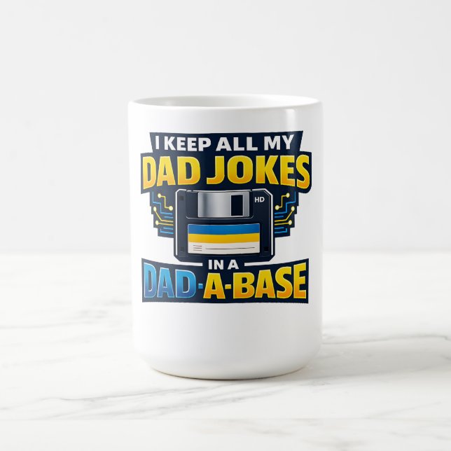 Pappaskämt i en Pappa-Base Rolig Pappamugg-gåva Kaffemugg (Center)