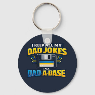 Pappaskämt i en Pappa-Base Roligt Pappanyckelring Nyckelring