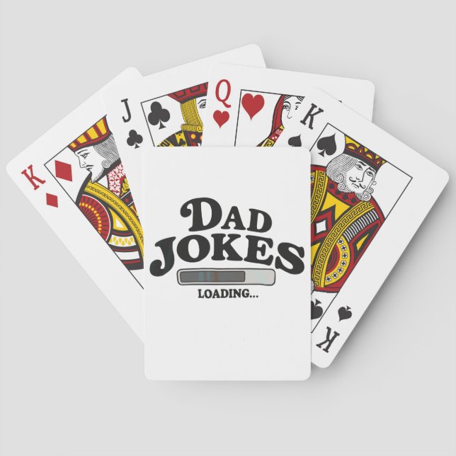 Pappaskämt laddar Fars dag farfar make Casinokort (Baksidan)