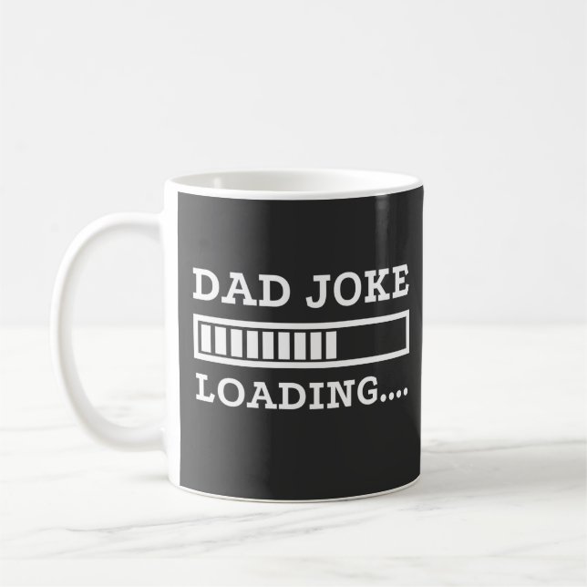Pappaskämt laddar  kaffemugg (Vänster)