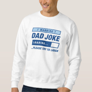 Pappaskämt laddar lång ärmad tröja