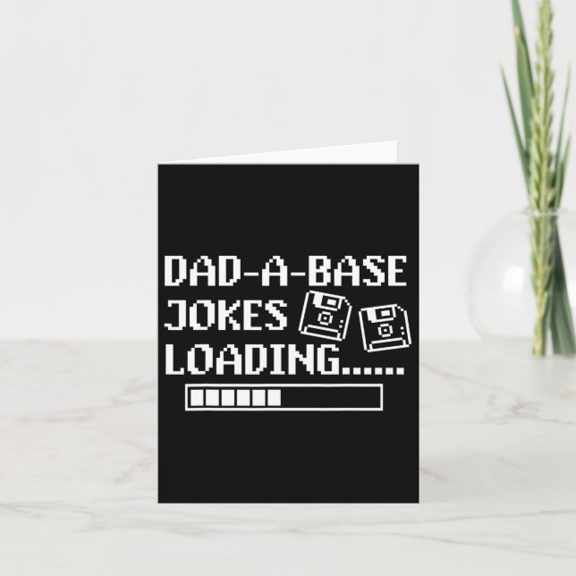 Pappaskämt Laddar Retro Roligt Kram Pappa Kort (Framsida)