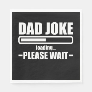 Pappaskämt Laddar Rolig Pappa Farfar Pappa Far Pappersservett