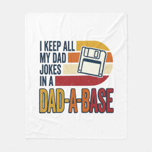 Pappaskämt Pappa-Base Retro Rolig Pappa Vektor Des Fleecefilt