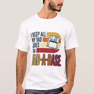Pappaskämt Pappa-Base Retro Rolig Pappa Vektor Des T Shirt