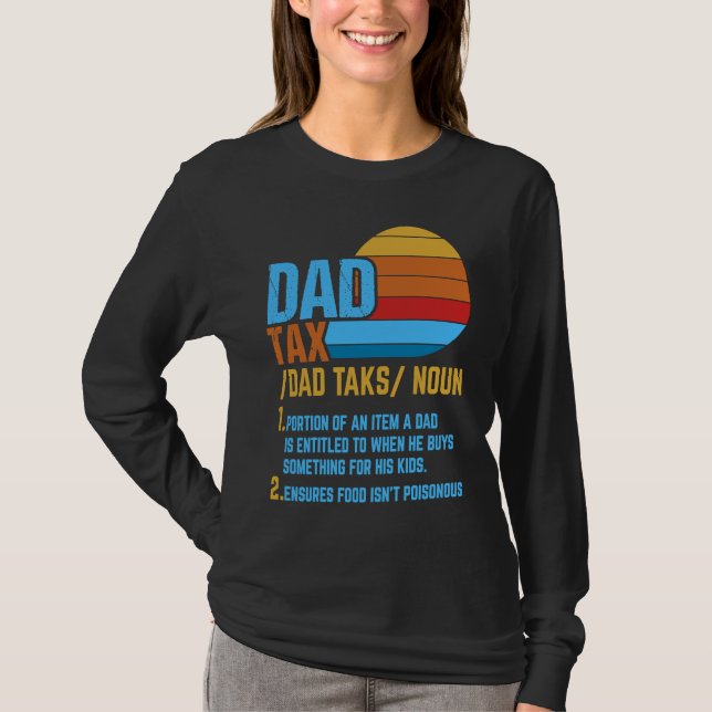 Pappaskattdefinition pappajokes t shirt (Framsida)