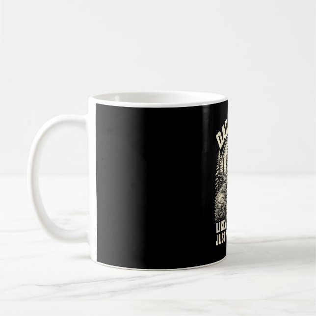 Pappasquatch bigfoot som en vanlig pappa mer kaffemugg (Vänster)