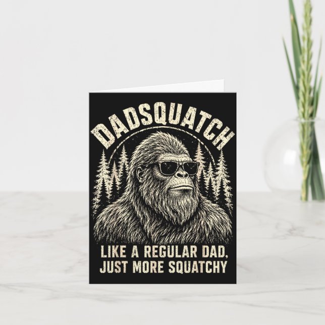 Pappasquatch bigfoot som en vanlig pappa mer kort (Framsida)