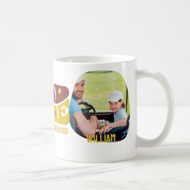 PAPPATID FÖRESTÄLL STORA MODERNA DESIGN KAFFEMUGG (Höger)