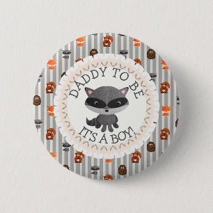 PappaTo be Button Woodland Aninmal Themme Knapp