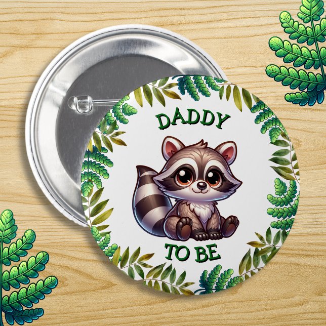 PappaToBe | Woodland Thworthy Baby Shower Knapp (Skapare uppladdad)