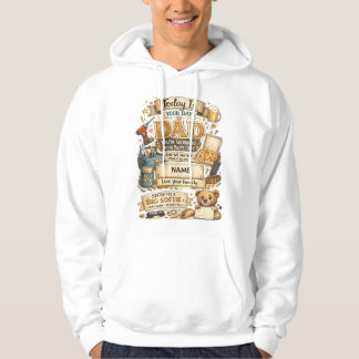 Pappauppskattnings hoodie | Anpassad pappagåva