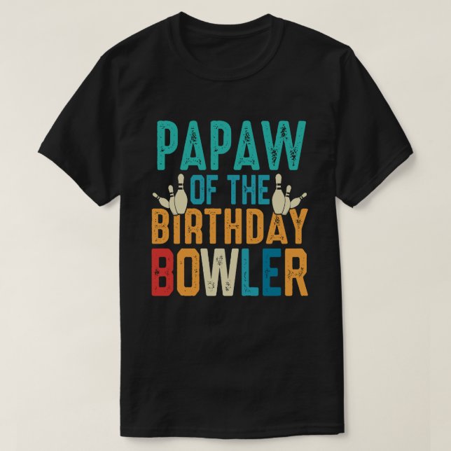 PAPPAW från Bowlareare dagen T Shirt (Design framsida)