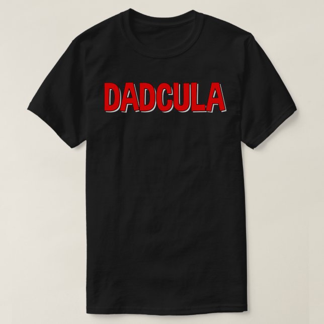 Pappdracula Pappa Halloween Pappa Vampire T Shirt (Design framsida)