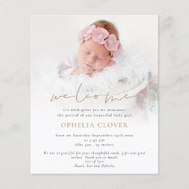 PAPPER 2 Fotnoter överlägg Guld Välkomstfödelse Flygblad