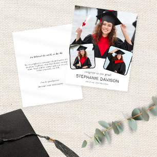 PAPPER 3 Foto Gratulerart till Grad 2023-meddeland Flygblad