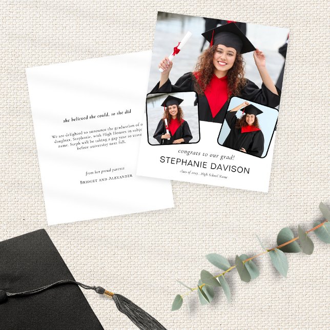 PAPPER 3 Foto Gratulerart till Grad 2023-meddeland Flygblad (Skapare uppladdad)