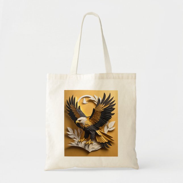 Papper 3D-designdesign T-shirt Tygkasse (Framsidan)