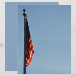 Papper amerikansk Flagga Patriotic Scrapbook