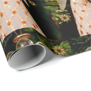 Papper ängel vid julinsvällning presentpapper