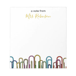 Papper Anpassade Lärarbedömning Anteckningsblock