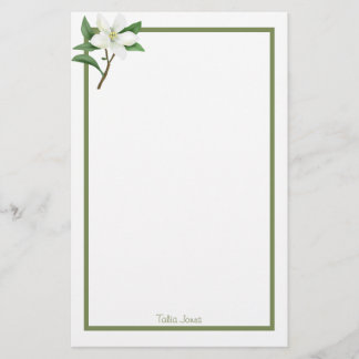 Papper anpassningsbar Blommigt Stationery