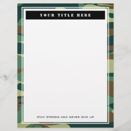 papper anpassningsbar för  av grönt-armékameror i 