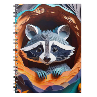 Papper Art Baby-rökning i Träd 3D Anteckningsbok