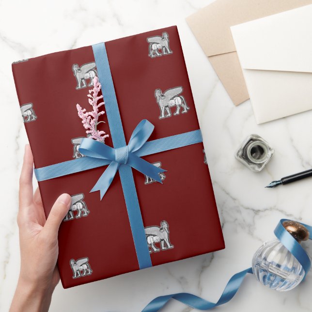 Papper assyrisk presentering presentpapper (Gifting)