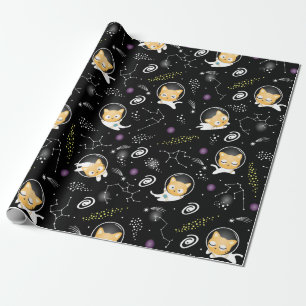 Papper astronautomslagning - Utrymmeskatter i rymd Presentpapper