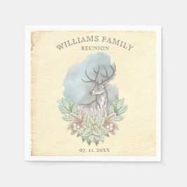 Papper återförening av skogar pappersservett