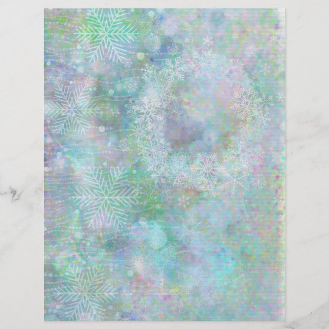 Papper återvunnen skrapbokning med Festive Pastel  (Framsida)