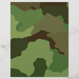 Papper av av av Grönt Camouflage Scrapbooking Cr