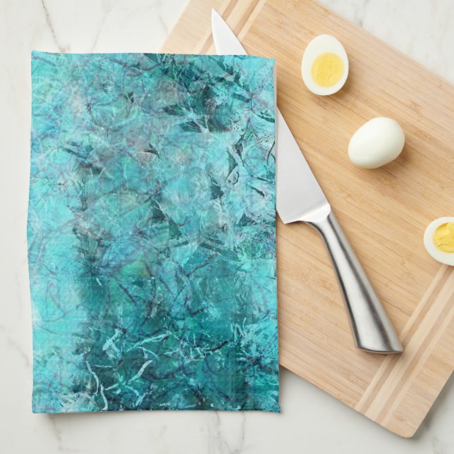 Papper av blått neon kökshandduk (Vikt i Fjärdedel)