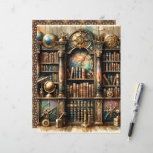 Papper av Celestial Steampunk Bibliotek