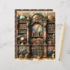 Papper av Celestial Steampunk Bibliotek