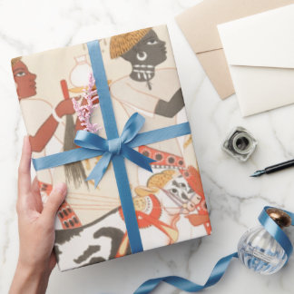 Papper av den egyptiska konsten mönster Wrapping Presentpapper