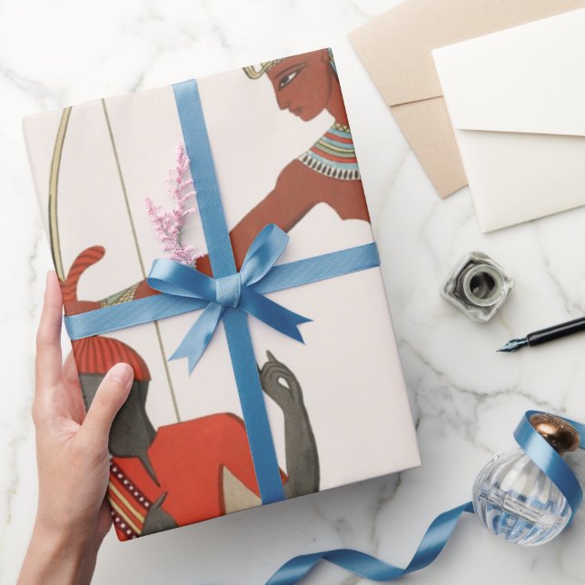 Papper av den egyptiska konsten mönster Wrapping Presentpapper (Gifting)