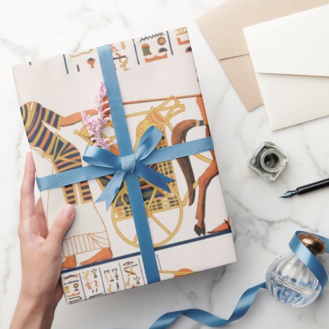 Papper av den egyptiska konsten mönster Wrapping Presentpapper (Gifting)