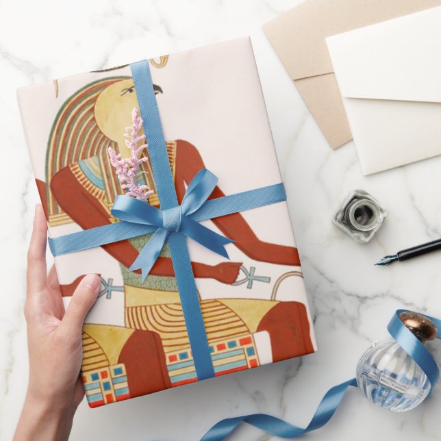 Papper av den egyptiska konsten mönster Wrapping Presentpapper (Gifting)