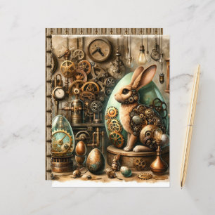 Papper av Steampunk Påsk Ephemera Scrapbook