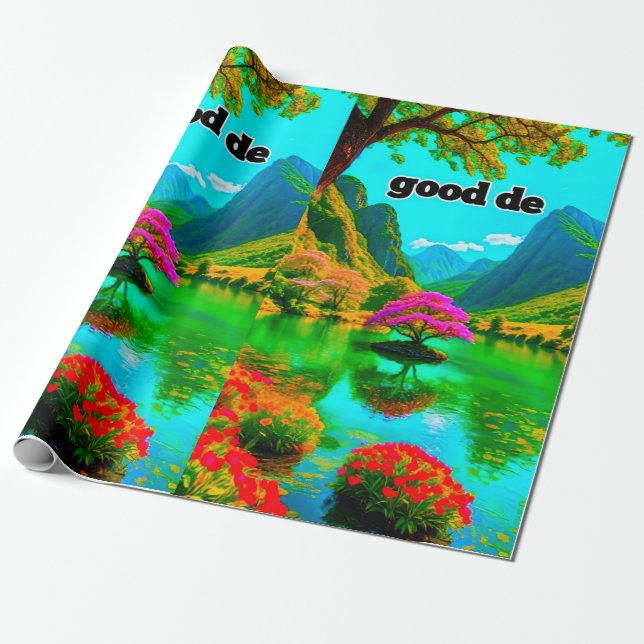 Papper Avsluta: Papper för radbrytning av projekti Presentpapper (Utrullad)