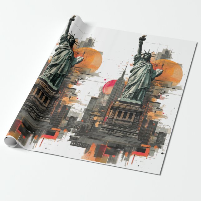 Papper Avsluta: Papper för radbrytning av projekti Presentpapper (Utrullad)