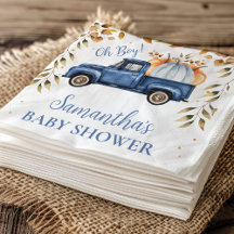 Papper babystövel för Blue Pumpkin Lastbil