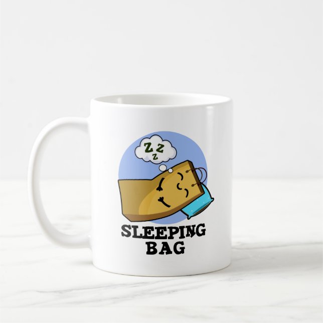 Papper Bag Pun-påse för sömnsäck Kaffemugg (Vänster)